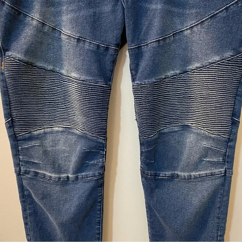 True Religion Rocco Moto Relaxed Skinny blue size 40.